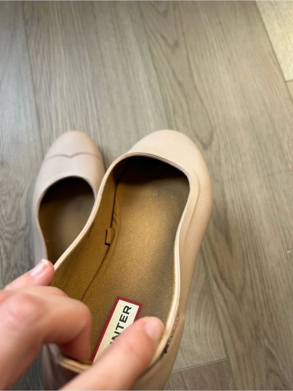 Hunter Women's Ballet Flats in Light Pink